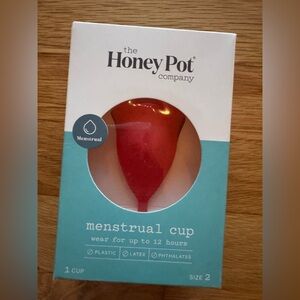 NWT Honeypot Red Menstrual Cup